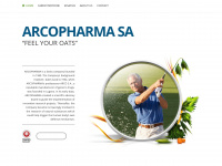 arcopharma.ch Webseite Vorschau