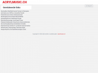 acrylmusic.ch Webseite Vorschau