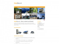 solarbox.ch Webseite Vorschau