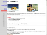 icedrill.ch Webseite Vorschau
