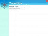 coolbox.ch Webseite Vorschau