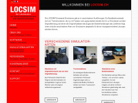 locsim.ch Webseite Vorschau