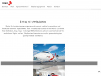 swiss-air-ambulance.ch Webseite Vorschau