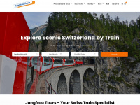 jungfrautours.ch Webseite Vorschau