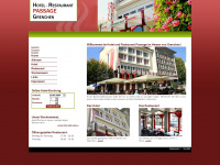 hotel-passage.ch Webseite Vorschau
