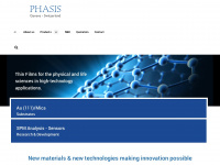 phasis.ch Webseite Vorschau