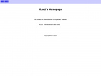 hunzi.ch Webseite Vorschau