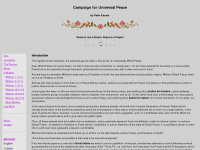 peace.ch Webseite Vorschau