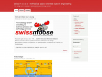 swissmoose.ch Webseite Vorschau