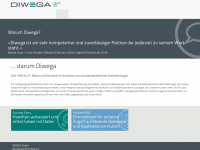 diwega.ch Webseite Vorschau