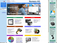 numaco.ch Webseite Vorschau