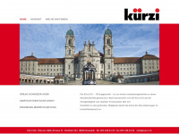 kuerzi.ch Webseite Vorschau