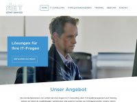 jetnet.ch Webseite Vorschau