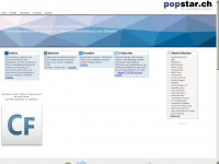 popstar.ch Webseite Vorschau