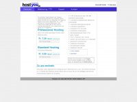 hostyou.ch Webseite Vorschau