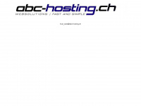 abc-hosting.ch Webseite Vorschau