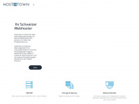 hosttown.ch Webseite Vorschau