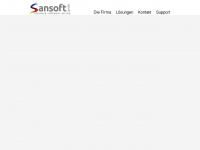 sansoft.ch Webseite Vorschau