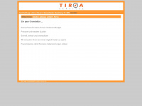 tiroa.ch Webseite Vorschau