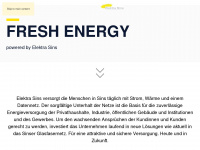 elektra-sins.ch Webseite Vorschau