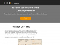 ocrb.ch Webseite Vorschau