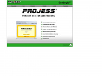 projess.ch Webseite Vorschau