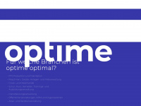 optime.ch Webseite Vorschau