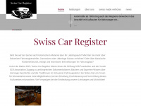 swisscarregister.ch Webseite Vorschau