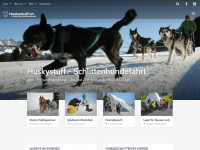 huskystuff.ch Webseite Vorschau
