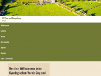 kv-zug.ch Webseite Vorschau