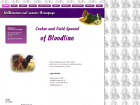 bloodline.ch Webseite Vorschau