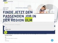 jobs-ulm.de Webseite Vorschau