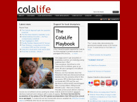 colalife.org Webseite Vorschau