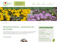verband-botanischer-gaerten.de Webseite Vorschau