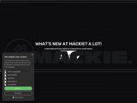 mackie.com Webseite Vorschau