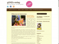 gonzoverlag.de Webseite Vorschau