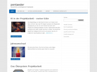 pentaeder.de Webseite Vorschau