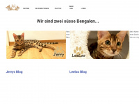 bengal-cats.ch Webseite Vorschau