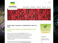 novitex.ch Webseite Vorschau