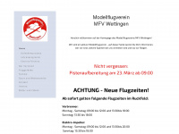 modellflugwettingen.ch Webseite Vorschau