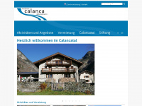 calancatal.ch Webseite Vorschau