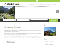 camping-molignon.ch Webseite Vorschau