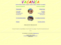vacanca.ch Webseite Vorschau