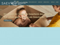 saev.ch Webseite Vorschau