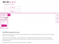 betax.ch Webseite Vorschau