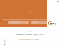 bewo.ch Webseite Vorschau