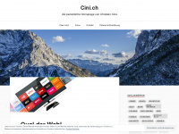 cini.ch Webseite Vorschau