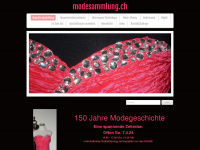 modesammlung.ch Webseite Vorschau