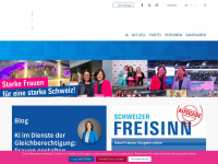 fdp-frauen.ch Webseite Vorschau