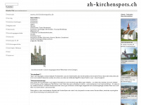 zh-kirchenspots.ch Webseite Vorschau